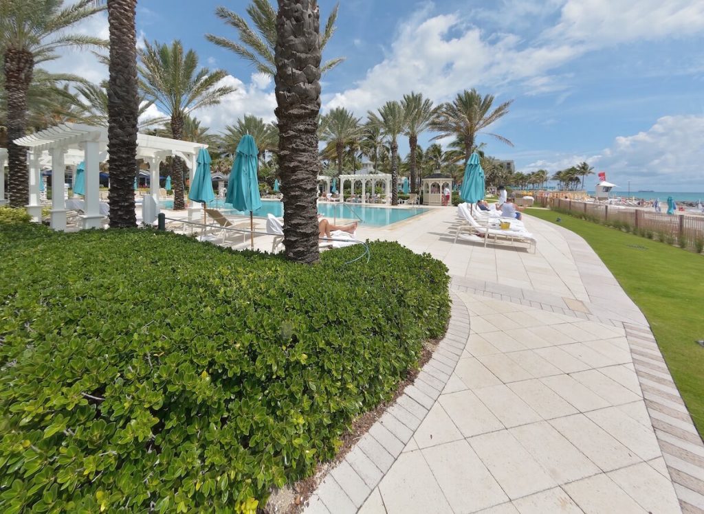 Pool deck - Mediterranean Courtyard at The Breakers, Palm Beach, FL