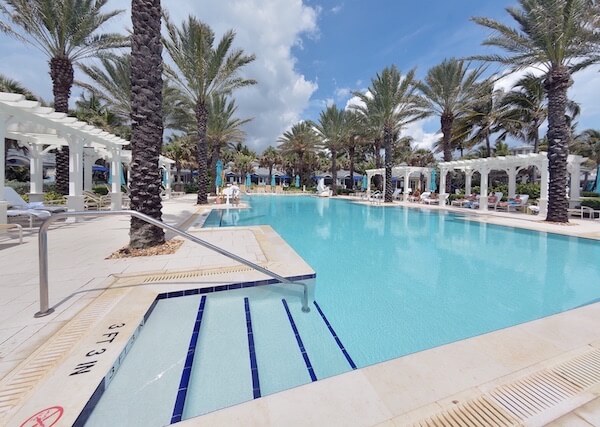 Pool deck - Mediterranean Courtyard at The Breakers, Palm Beach, FL