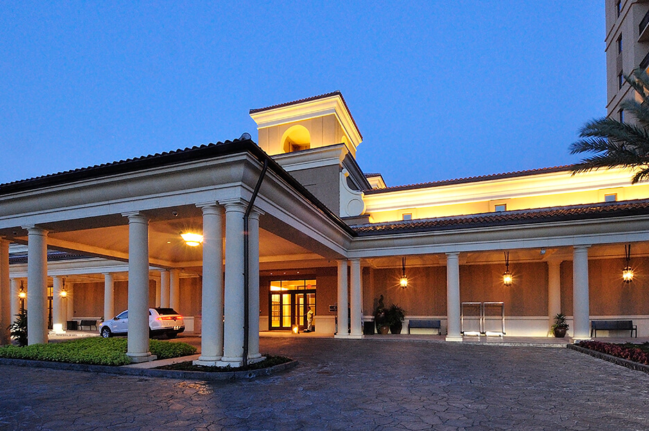 Entry at twilight - Four Seasons Resort, Orlando, FL